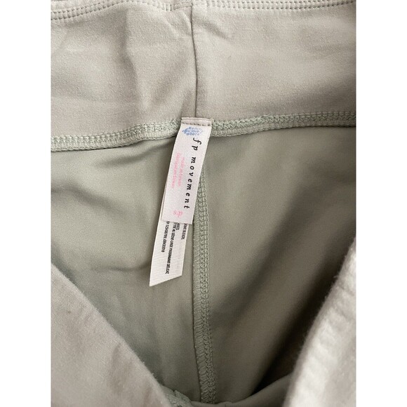 Free People Movement Turnout Boho Wrap Leggings Women's Size Small Sage Green - Picture 4 of 8